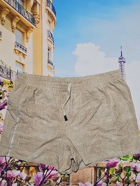 VRST Accelerate Beige Stone Patterned Shorts Size‎ XXL NWT